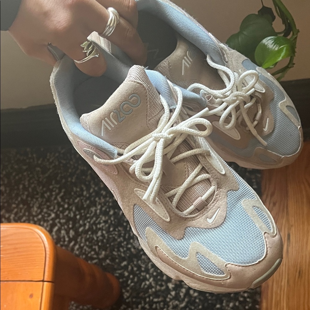 Nike Air Zoom Sneakers in Blue and Tan